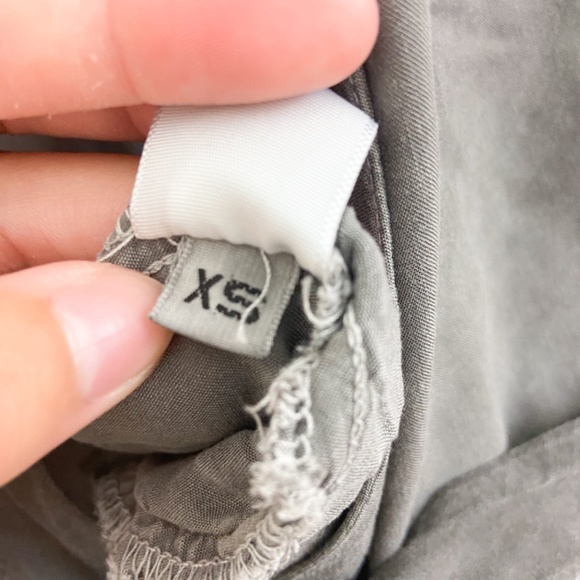 River + Sky grey short sleeve tie waist jumpsuit - Picture 9 of 9